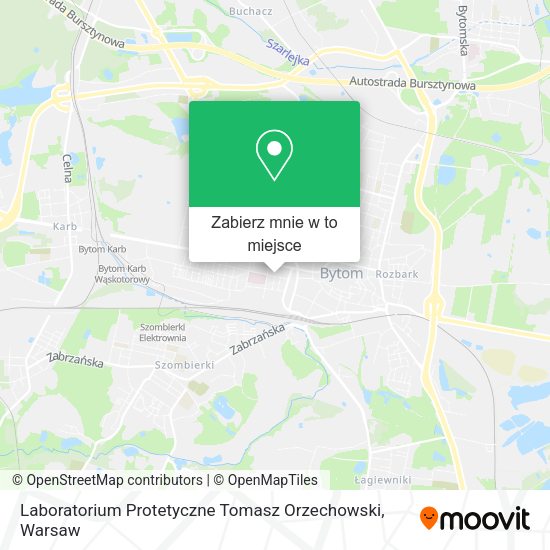 Mapa Laboratorium Protetyczne Tomasz Orzechowski