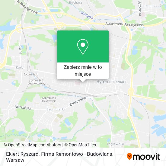 Mapa Ekiert Ryszard. Firma Remontowo - Budowlana