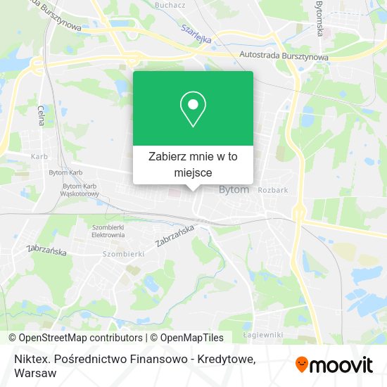 Mapa Niktex. Pośrednictwo Finansowo - Kredytowe