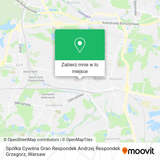 Mapa Spółka Cywilna Gran Respondek Andrzej Respondek Grzegorz