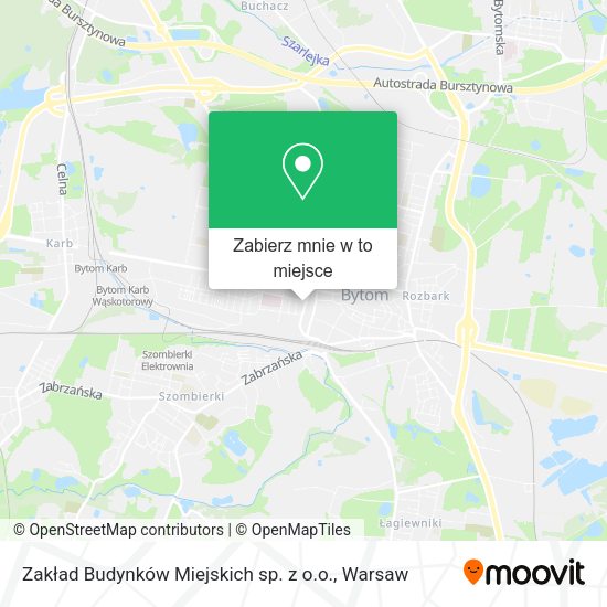 Mapa Zakład Budynków Miejskich sp. z o.o.