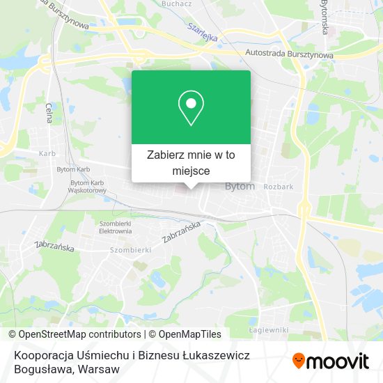 Mapa Kooporacja Uśmiechu i Biznesu Łukaszewicz Bogusława