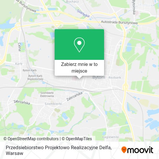 Mapa Przedsiebiorstwo Projektowo Realizacyjne Delfa