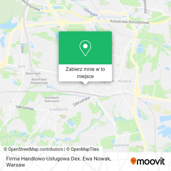 Mapa Firma Handlowo-Usługowa Dex. Ewa Nowak