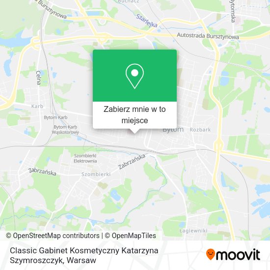 Mapa Classic Gabinet Kosmetyczny Katarzyna Szymroszczyk