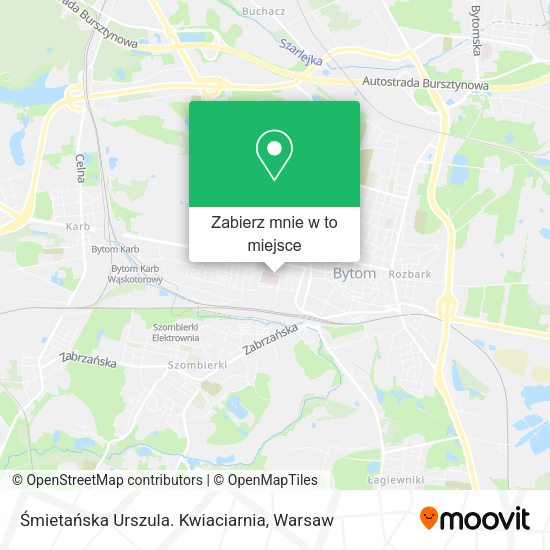 Mapa Śmietańska Urszula. Kwiaciarnia