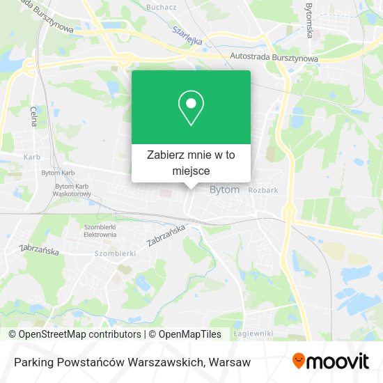 Mapa Parking Powstańców Warszawskich