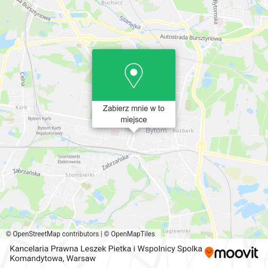 Mapa Kancelaria Prawna Leszek Pietka i Wspolnicy Spolka Komandytowa