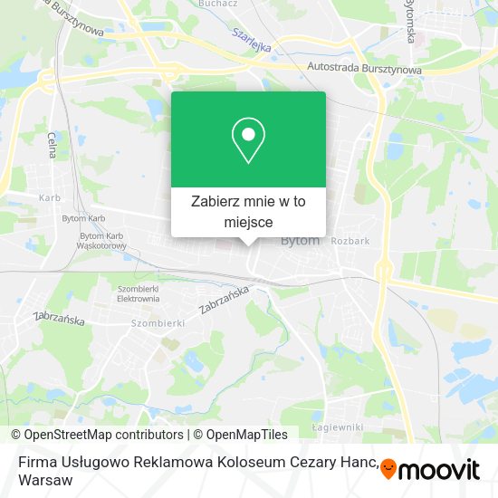 Mapa Firma Usługowo Reklamowa Koloseum Cezary Hanc