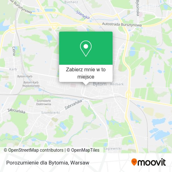 Mapa Porozumienie dla Bytomia