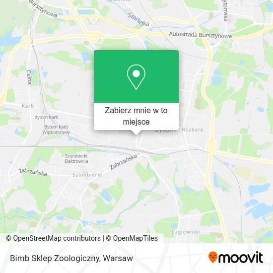 Mapa Bimb Sklep Zoologiczny