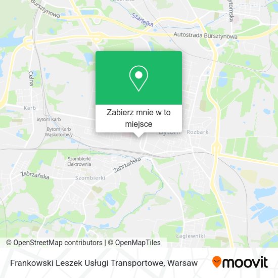 Mapa Frankowski Leszek Usługi Transportowe