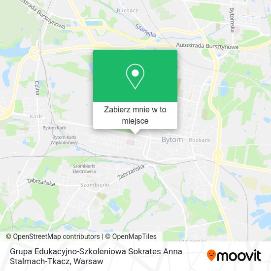 Mapa Grupa Edukacyjno-Szkoleniowa Sokrates Anna Stalmach-Tkacz