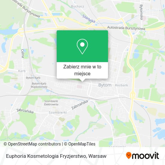 Mapa Euphoria Kosmetologia Fryzjerstwo