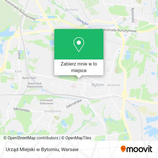 Mapa Urząd Miejski w Bytomiu