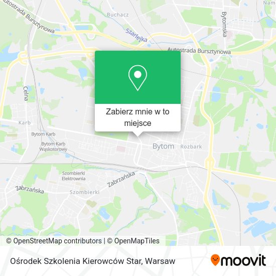 Mapa Ośrodek Szkolenia Kierowców Star