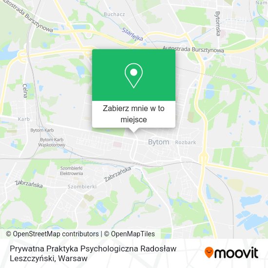 Mapa Prywatna Praktyka Psychologiczna Radosław Leszczyński