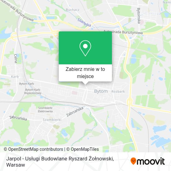 Mapa Jarpol - Usługi Budowlane Ryszard Żołnowski