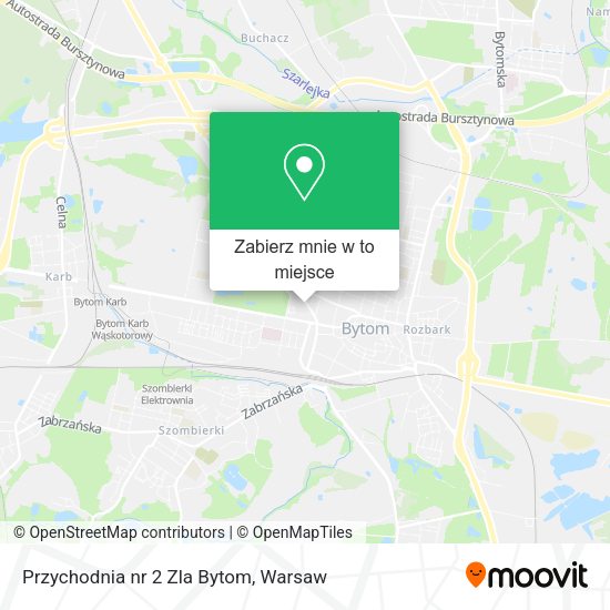 Mapa Przychodnia nr 2 Zla Bytom