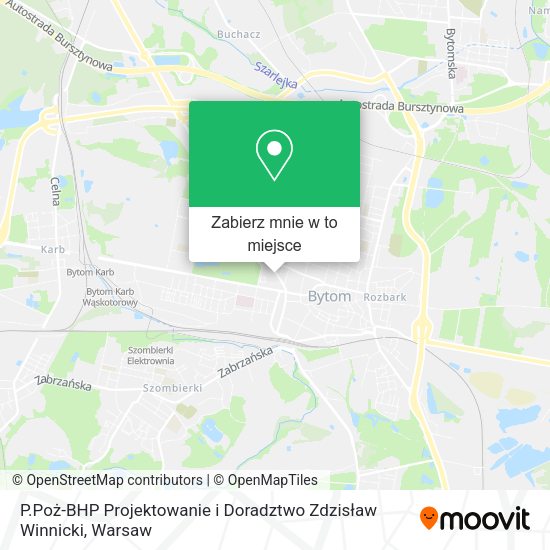 Mapa P.Poż-BHP Projektowanie i Doradztwo Zdzisław Winnicki