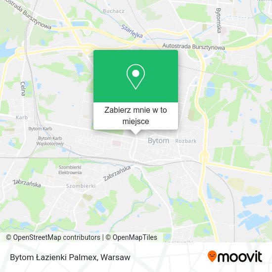 Mapa Bytom Łazienki Palmex