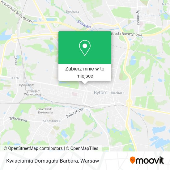 Mapa Kwiaciarnia Domagała Barbara