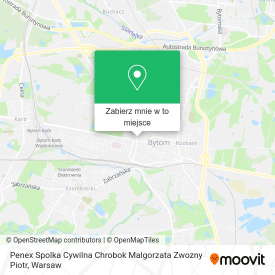 Mapa Penex Spolka Cywilna Chrobok Malgorzata Zwozny Piotr