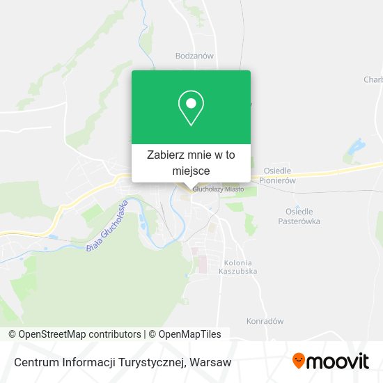 Mapa Centrum Informacji Turystycznej