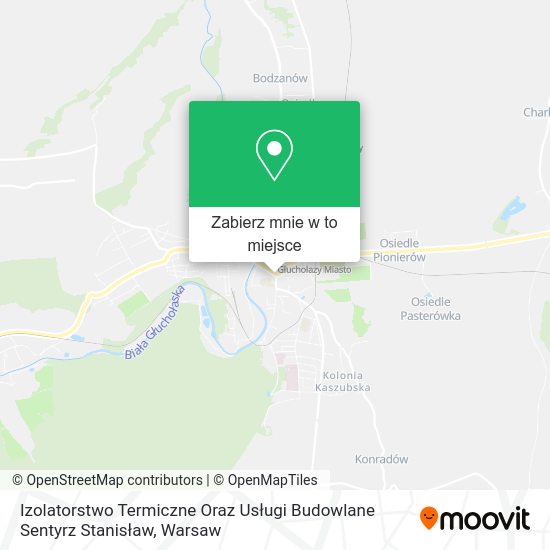 Mapa Izolatorstwo Termiczne Oraz Usługi Budowlane Sentyrz Stanisław