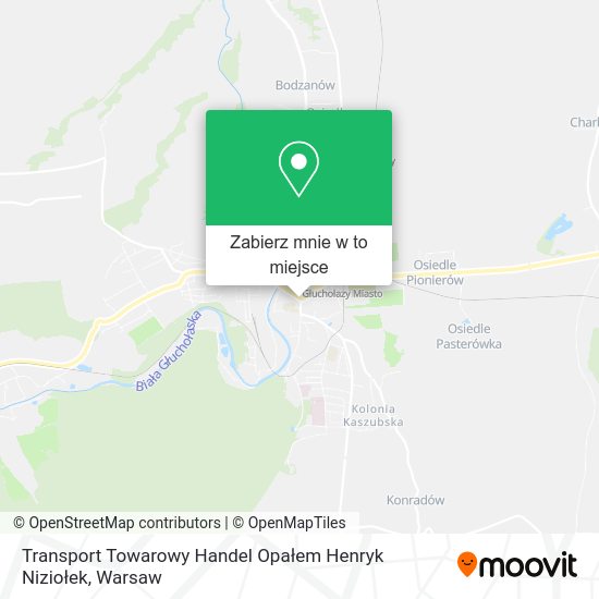 Mapa Transport Towarowy Handel Opałem Henryk Niziołek