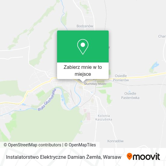 Mapa Instalatorstwo Elektryczne Damian Żemła