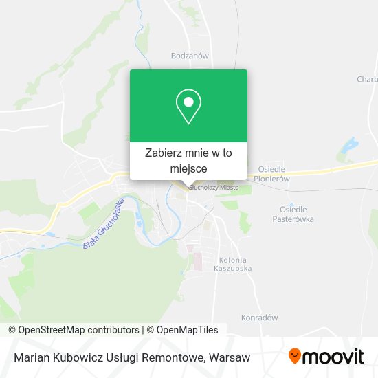 Mapa Marian Kubowicz Usługi Remontowe