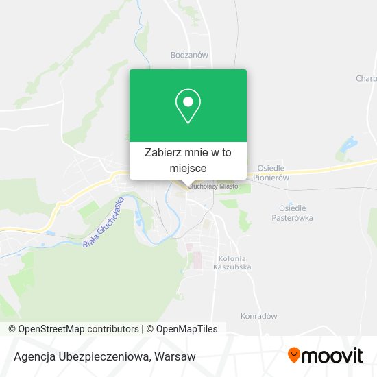 Mapa Agencja Ubezpieczeniowa