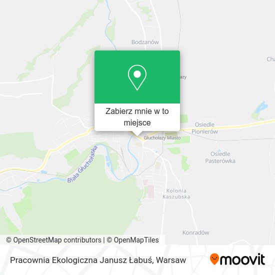 Mapa Pracownia Ekologiczna Janusz Łabuś