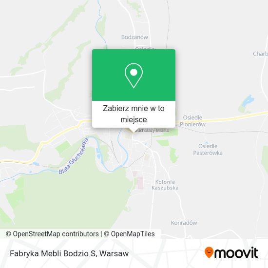 Mapa Fabryka Mebli Bodzio S