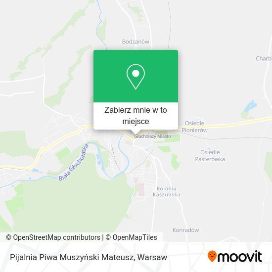 Mapa Pijalnia Piwa Muszyński Mateusz