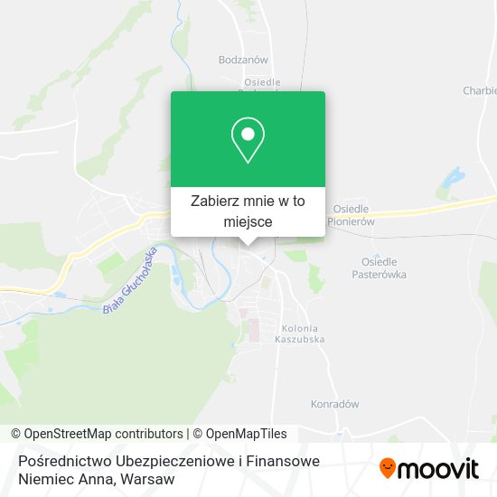 Mapa Pośrednictwo Ubezpieczeniowe i Finansowe Niemiec Anna