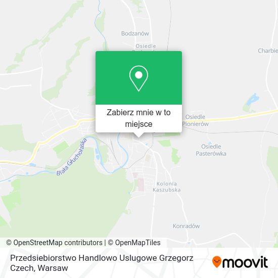 Mapa Przedsiebiorstwo Handlowo Uslugowe Grzegorz Czech