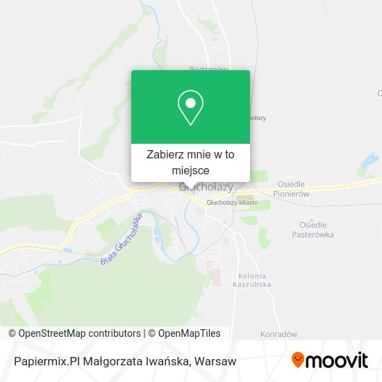 Mapa Papiermix.Pl Małgorzata Iwańska