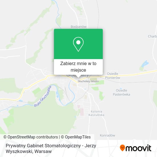 Mapa Prywatny Gabinet Stomatologiczny - Jerzy Wyszkowski