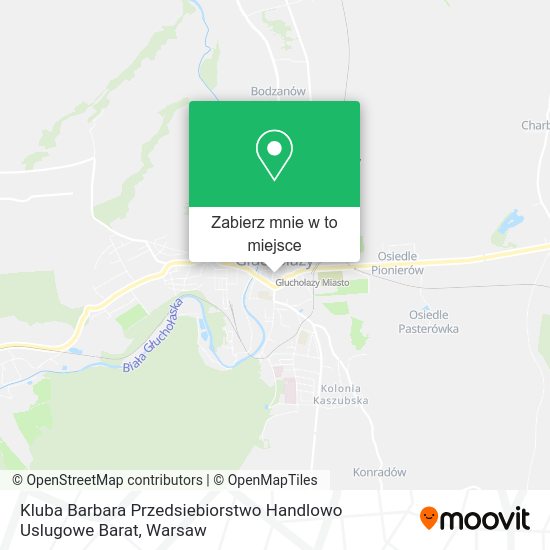 Mapa Kluba Barbara Przedsiebiorstwo Handlowo Uslugowe Barat