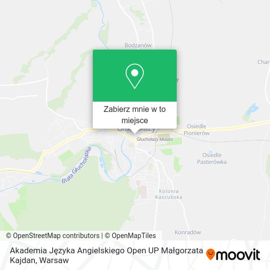 Mapa Akademia Języka Angielskiego Open UP Małgorzata Kajdan