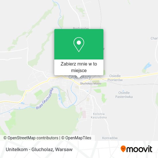 Mapa Unitelkom - Glucholaz