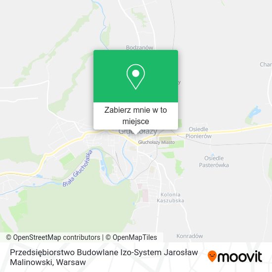 Mapa Przedsiębiorstwo Budowlane Izo-System Jarosław Malinowski