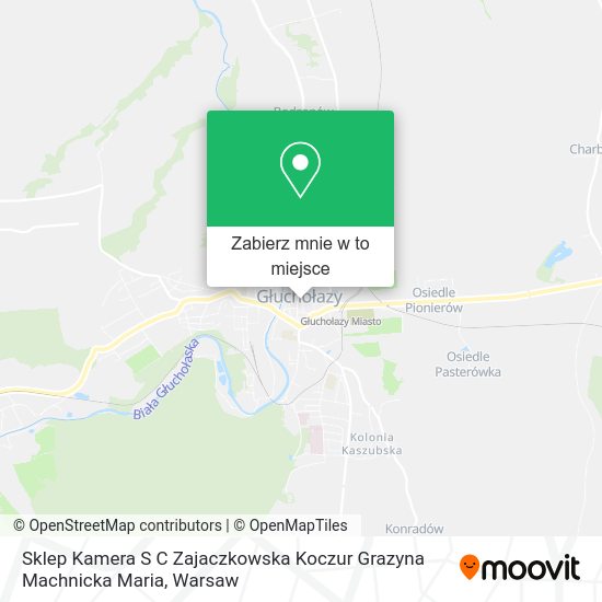 Mapa Sklep Kamera S C Zajaczkowska Koczur Grazyna Machnicka Maria