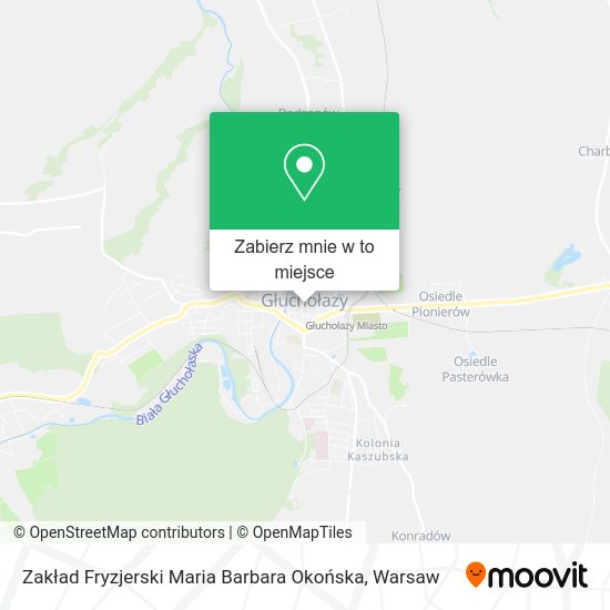 Mapa Zakład Fryzjerski Maria Barbara Okońska