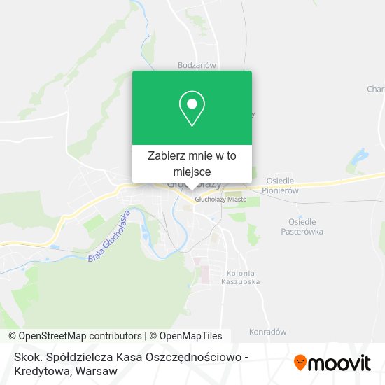 Mapa Skok. Spółdzielcza Kasa Oszczędnościowo - Kredytowa