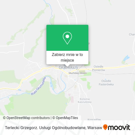 Mapa Terlecki Grzegorz. Usługi Ogólnobudowlane