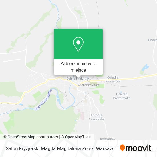 Mapa Salon Fryzjerski Magda Magdalena Zelek