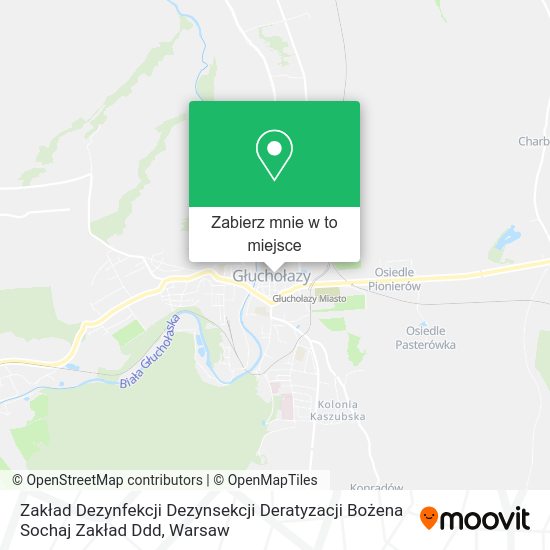 Mapa Zakład Dezynfekcji Dezynsekcji Deratyzacji Bożena Sochaj Zakład Ddd